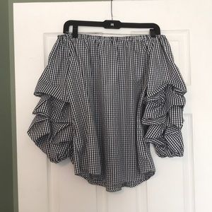 Off The Shoulder Puffy Top